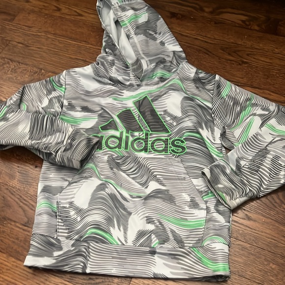 Addidas gray hoodie sweatsuit - Picture 2 of 3